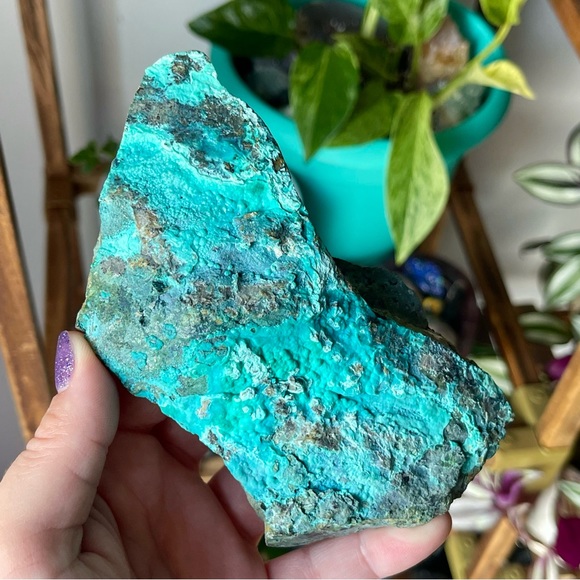 Other - 🌊Raw Chrysocolla Malachite Crystal Specimen DR Congo🌊